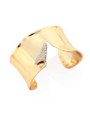 Alexis Bittar Liquid Gold Crystal Bangle Bracelet