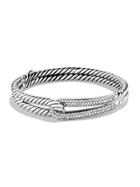 David Yurman Labyrinth Single-loop Bracelet With Diamonds
