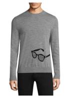 Paul Smith Sunglasses-embroidered Woolsweater