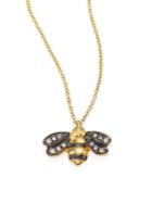 Annoushka Love Diamonds & 18k Yellow Gold Bee Pendant Necklace