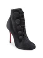 Christian Louboutin Round Toe Suede Booties