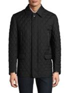 Brioni Diagonal Pattern Quilted Jacket