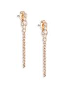 Zoe Chicco Diamond & 14k Yellow Gold Chain Drop Earrings