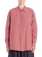 Tomas Maier Oversized Cotton Poplin Shirt