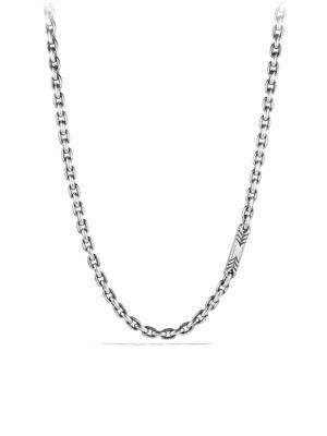 David Yurman Exotic Stone Sterling Silver Chain-link Necklace