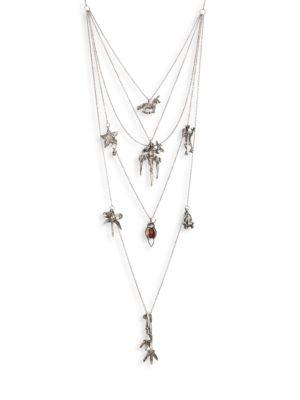 Valentino Charms Multi-strand Necklace