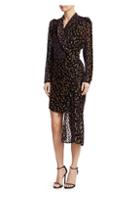 Dodo Bar Or Ava Leopard-print Mini Wrap Dress