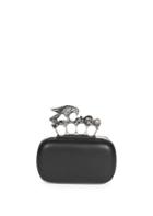 Alexander Mcqueen Four-ring Crystal Crow Clutch