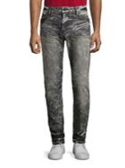 Robin's Jeans Studded Washed Slim-fit Jeans