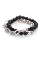 John Hardy Classic Chain Collection Beads & Link Bracelet