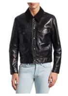 Acne Studios Leather Trucker Jacket