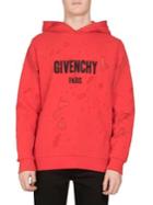 Givenchy Cuban Distressed Hoodie