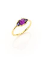Ila Spectral Lacey Amethyst, Lolite & 14k Yellow Gold Ring