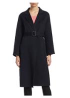 Emporio Armani Long Belted Cashmere Wrap Coat