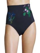 Stella Mccartney Botanical Embroidery High Waist Bikini Bottom