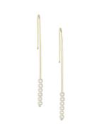 Mizuki Six 3 - 3.5mm Pearl & 14k Yellow Gold Drop Earrings