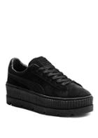 Puma Cleated Suede Creeper Platform Sneakers