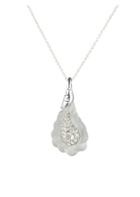 Alexis Bittar Crystal & Lucite Paisley Rope Pendant Necklace
