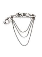 Marc Jacobs Mini Crystal Safety Pin Chain Brooch