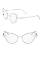 Le Specs Luxe Adulation Clear Cat Eye Glasses