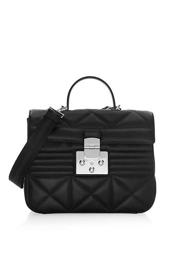 Furla Fortuna M Quilted Leather Top Handle Bag