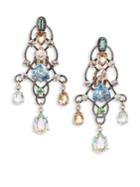 Lanvin Crystal Chandelier Earrings