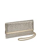 Jimmy Choo Milla Chain-strap Glittered Wallet