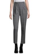 Rebecca Taylor Checked Pleated Pants