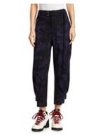Proenza Schouler Pswl Belted Slouchy Cotton Pants