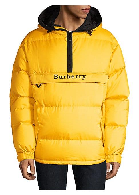 Burberry Halstead Hooded Popover Puffer Jacket