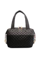 Mz Wallace Meidum Sutton Two-tone Quilted Nylon Satchel