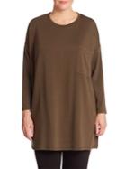 Eileen Fisher, Plus Size Patch Pocket Tunic