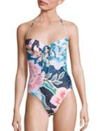 Mara Hoffman Arcadia Lace-up One-piece Swimsuit