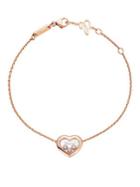 Chopard Happy Diamonds Heart 18k Rose Gold Bracelet