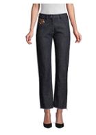 Michael Kors Collection Straight-leg Patch Jeans