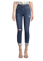 Ao.la By Alice + Olivia Good High-rise Skinny Distressed Jeans