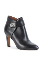 Givenchy Leather Shark Lock Booties