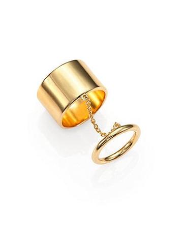 Elizabeth And James Rohe Knuckle Chain Ring