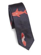 Thom Browne Shark Surfboard Silk Tie