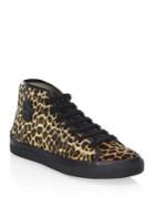 Stella Mccartney Leopard-print High-top Sneakers