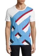 Burberry Wilmore Abstract Checked T-shirt