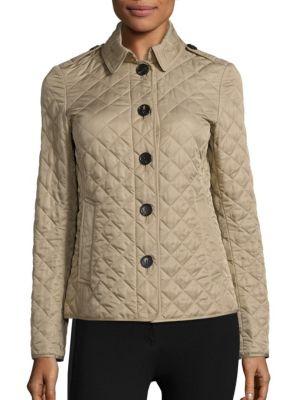 Burberry Ashurst Quilted Canvas Coat