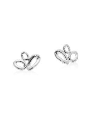 Ippolita 925 Cherish Sterling Silver Cluster Stud Earrings