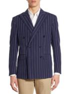 Polo Ralph Lauren Morgan Regular-fit Pinstriped Double-breasted Sportcoat