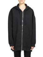 Givenchy Logo-detail Neoprene Zip-front Hoodie