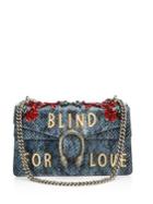 Gucci Dionysus Blind For Love Embroidered Snakeskin Shoulder Bag