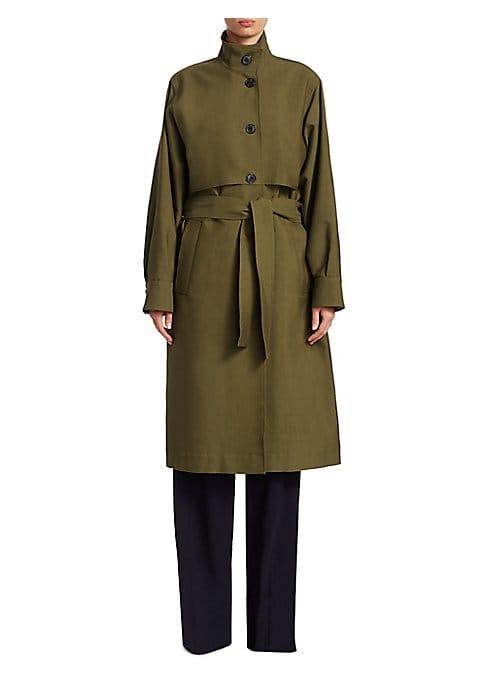 Victoria Beckham Belted Trench Coat