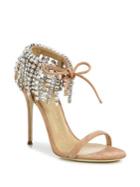 Giuseppe Zanotti Crystal-embellished Suede Sandals
