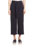Vince Cropped Belted Trousers