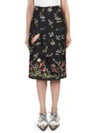 Marques'almeida Floral Embroidered Skirt